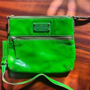 Kate Spade Vibrant Green Crossbody Bag